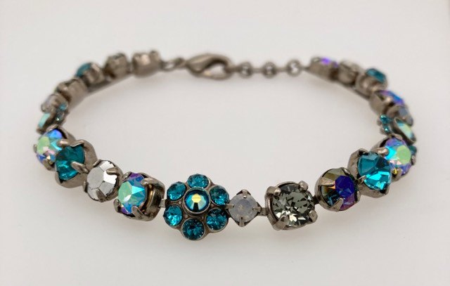 Sorrelli Classic Crystal Floral Bracelet