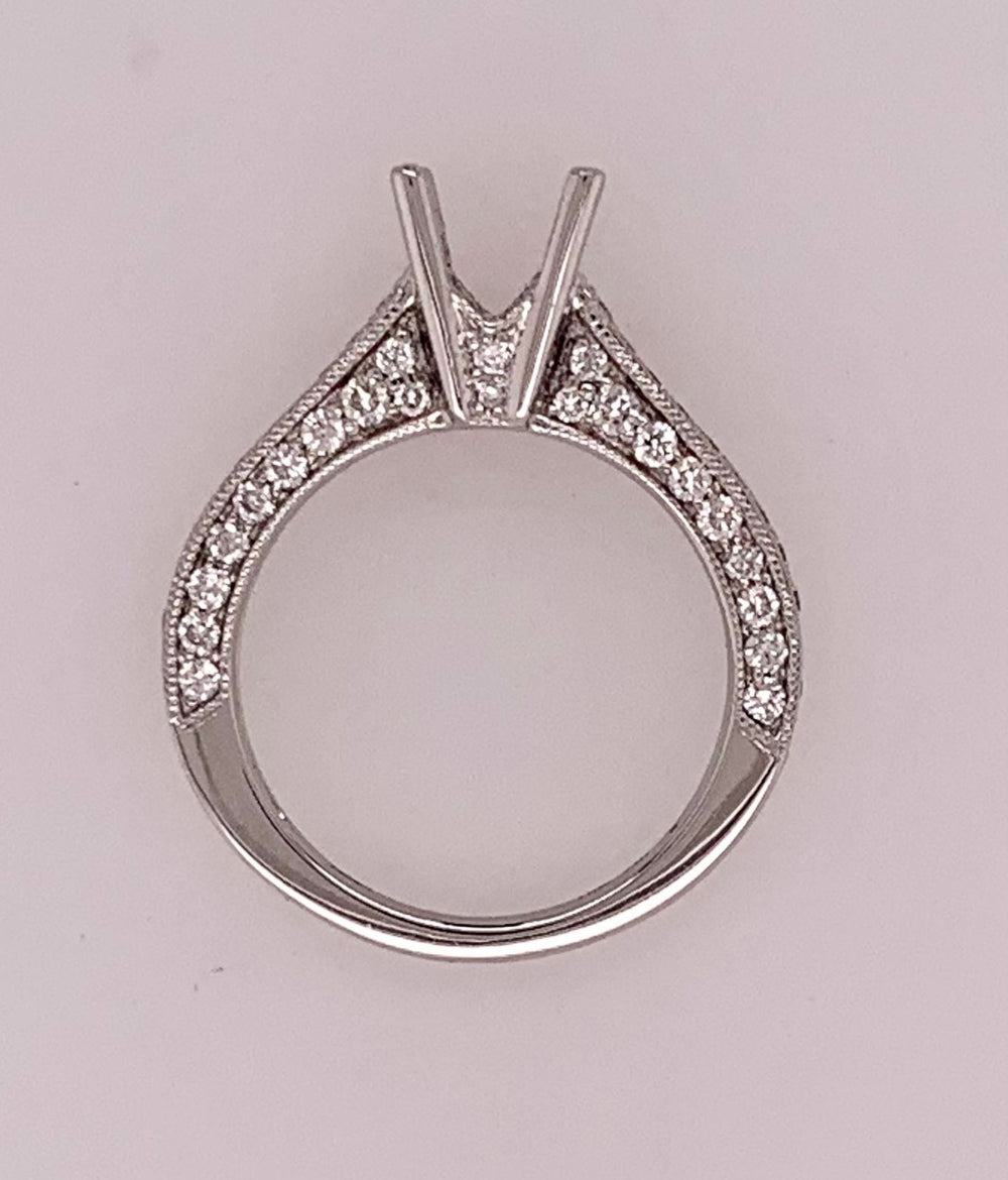18K Diamond Semi Mount