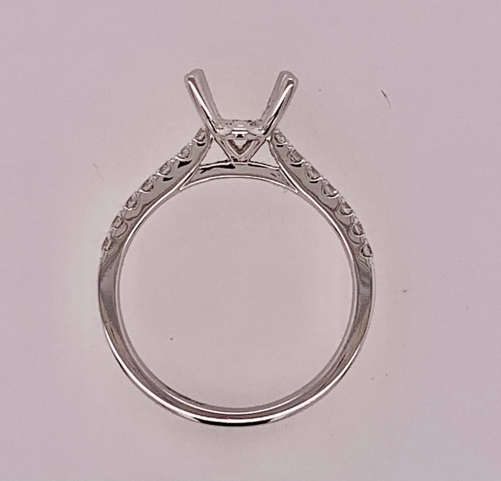 18K Diamond Semi-mount