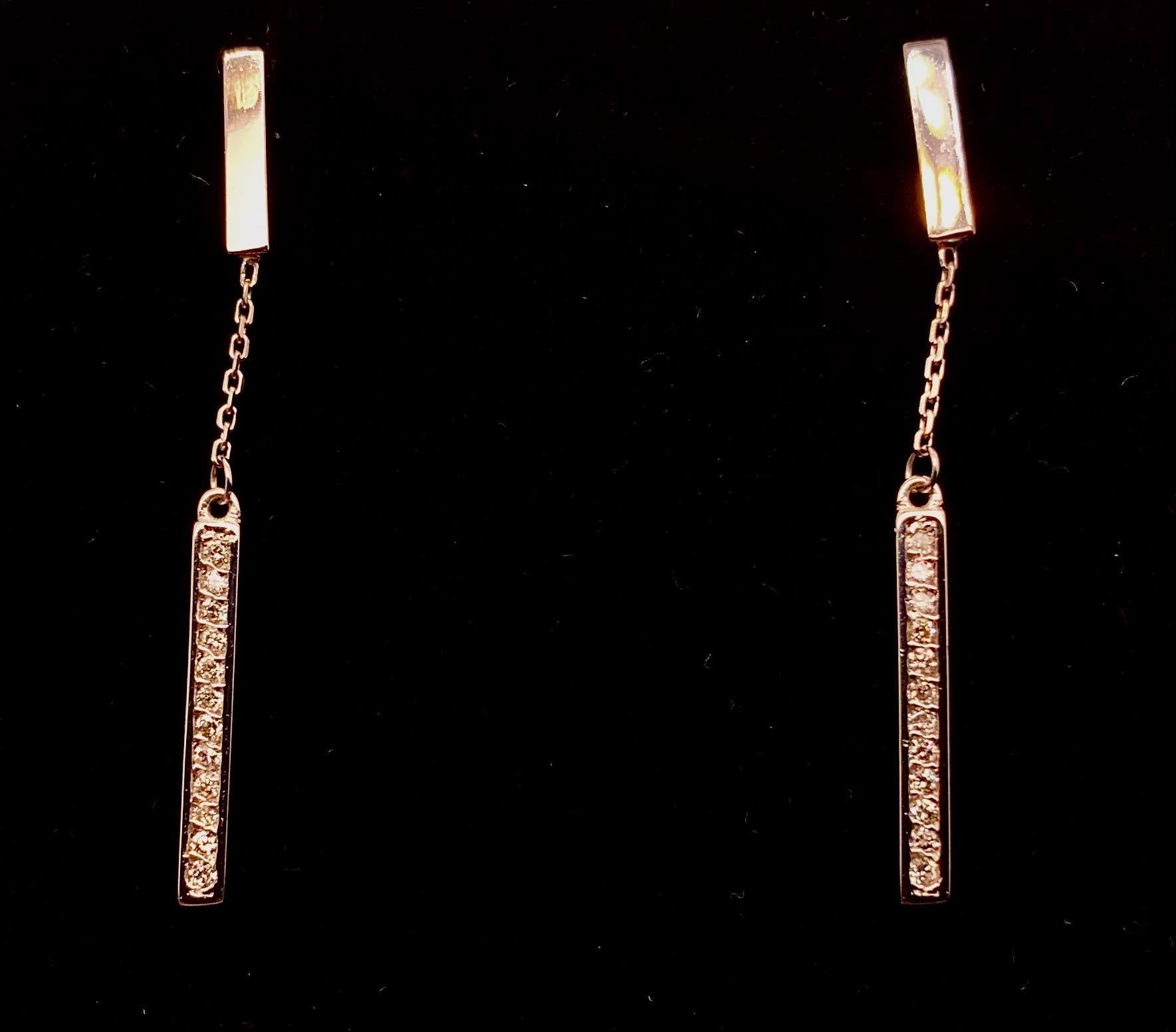 14K Diamond Earrings