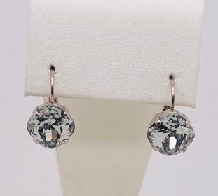 Cushion-Cut Dangle Earrings