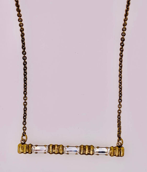 Barra Crystal Slider Necklace