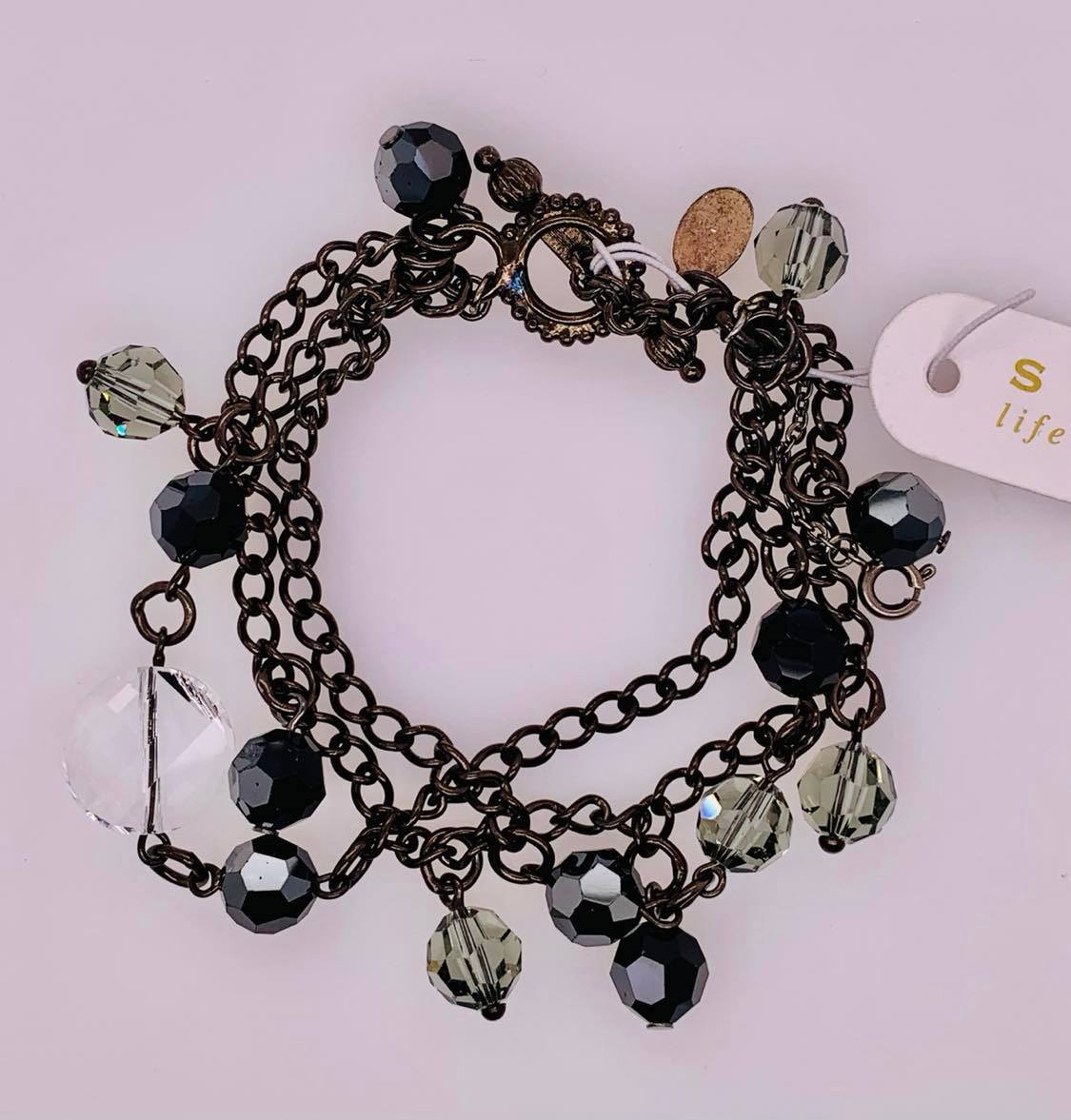 Sorrelli Multi Strand Midnight Moon Bracelet