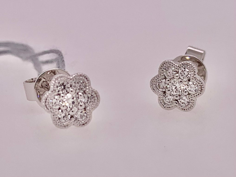 14K Diamond Earrings