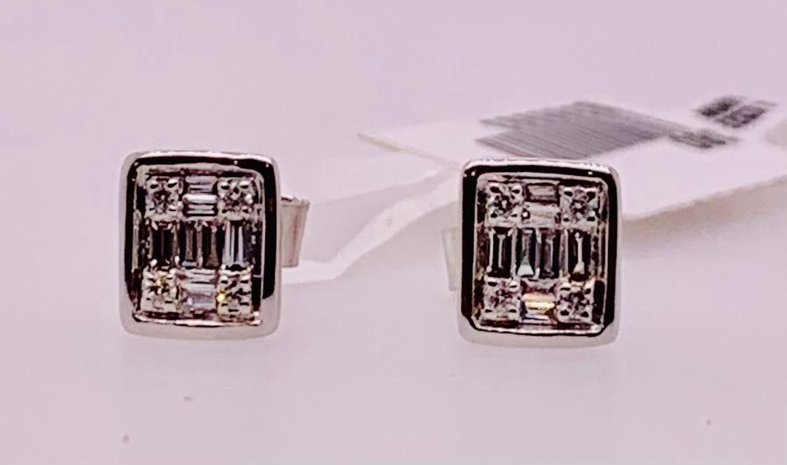 14K Diamond Earrings