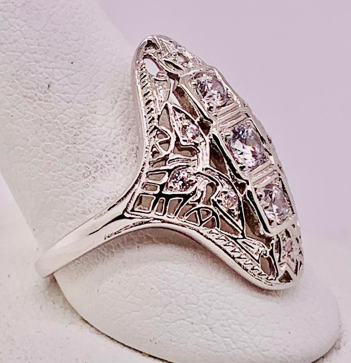Sterling Silver CZ Ring