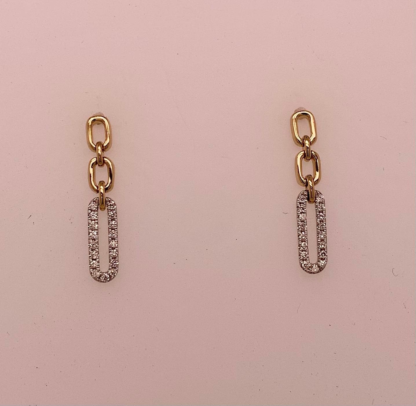 14K Diamond Earrings