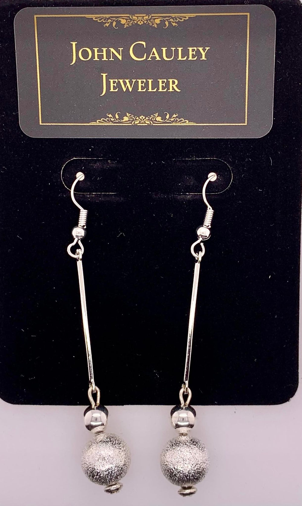 Vertical Bar Dangle Earrings