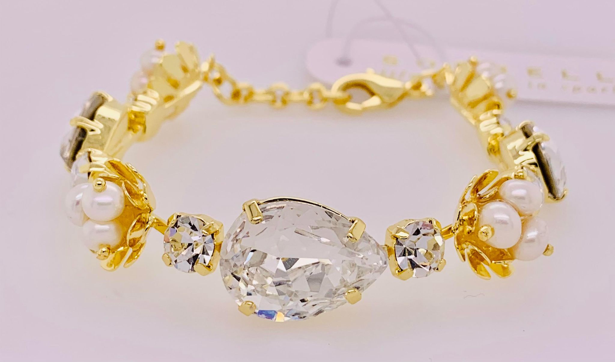 Nesta Pear Tennis Bracelet