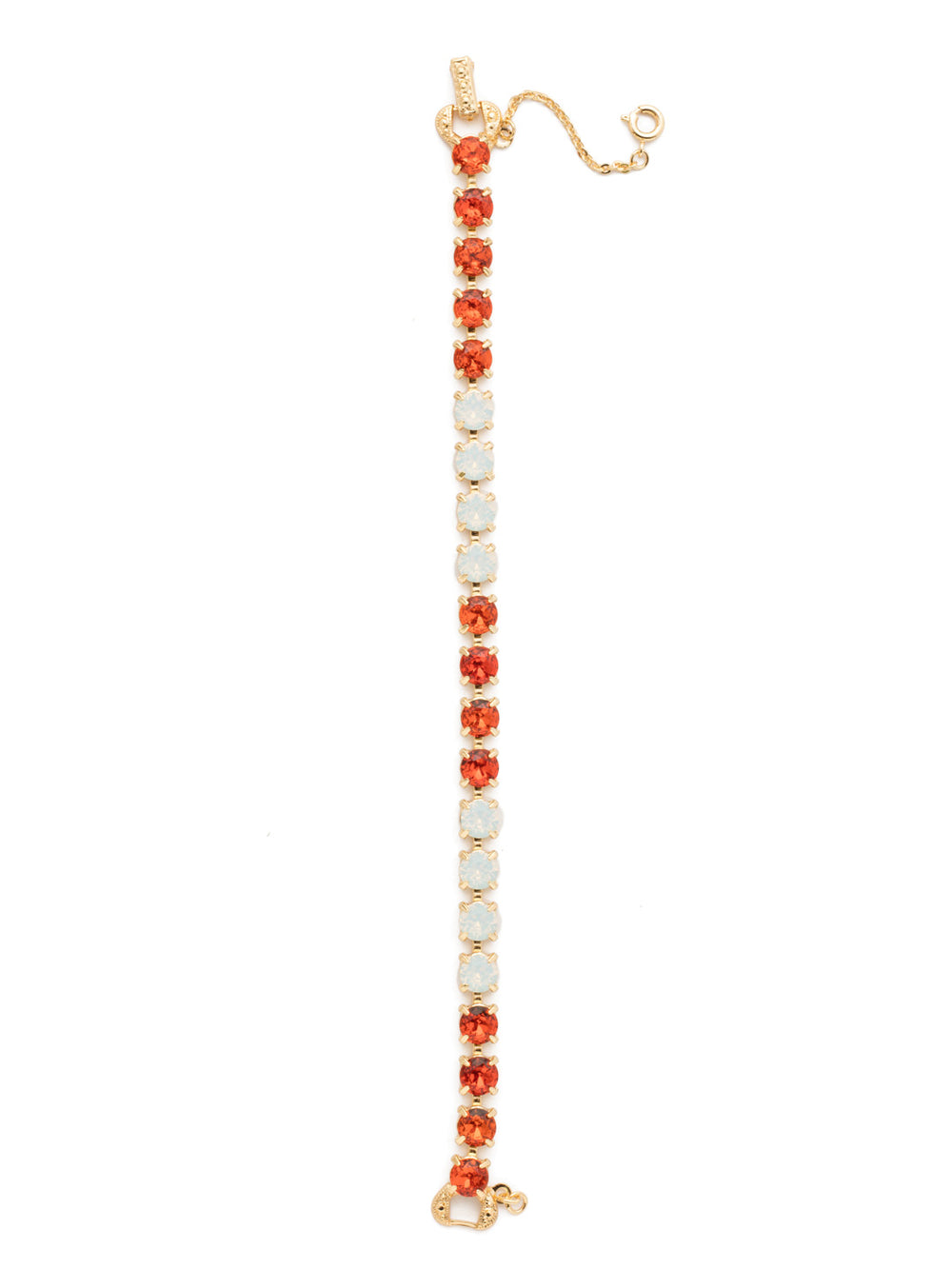 Repeating Round Tennis Bracelet