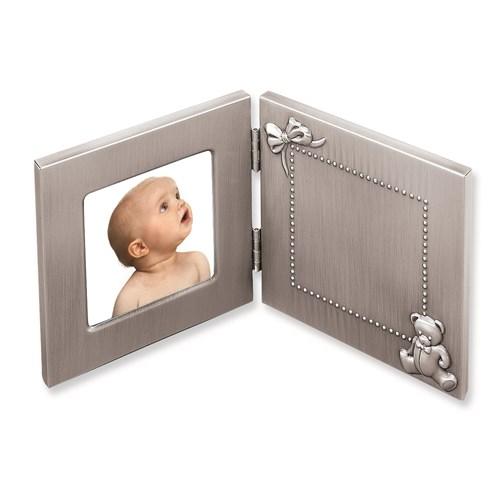 Pewter Finished Baby Photo Frame