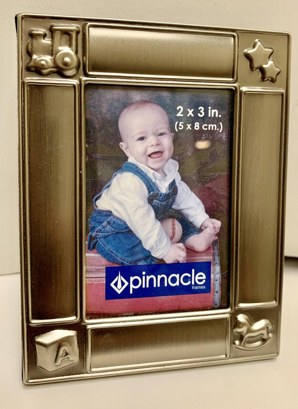 Pewter Finished Baby Frame