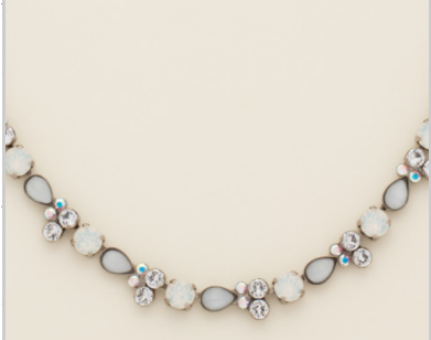 Pear Parade Line Necklace