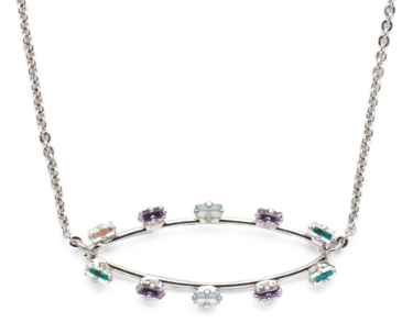 Sorrelli Violette Ovale Pendant Necklace