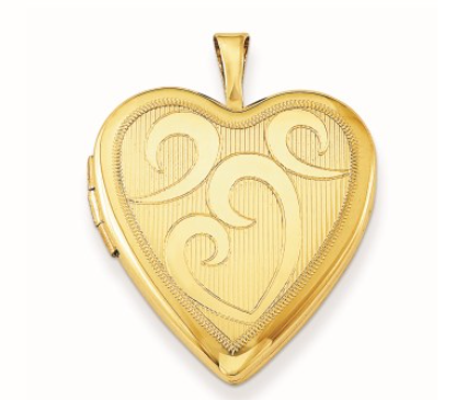 Gold Plated Heart Locket