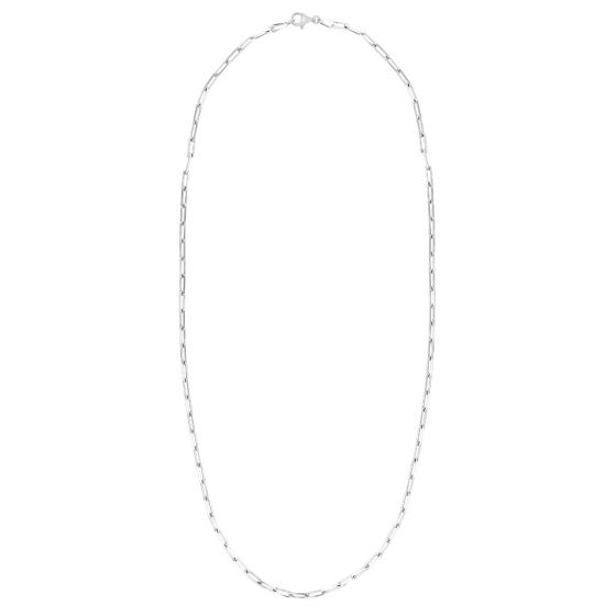 Sterling Silver Paperclip Chain