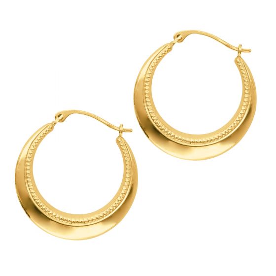 14K Gold Hoop Earring