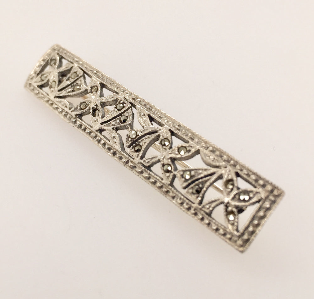 Sterling Silver Bar Pin