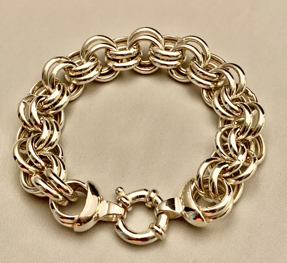 Sterling Silver Link Bracelet