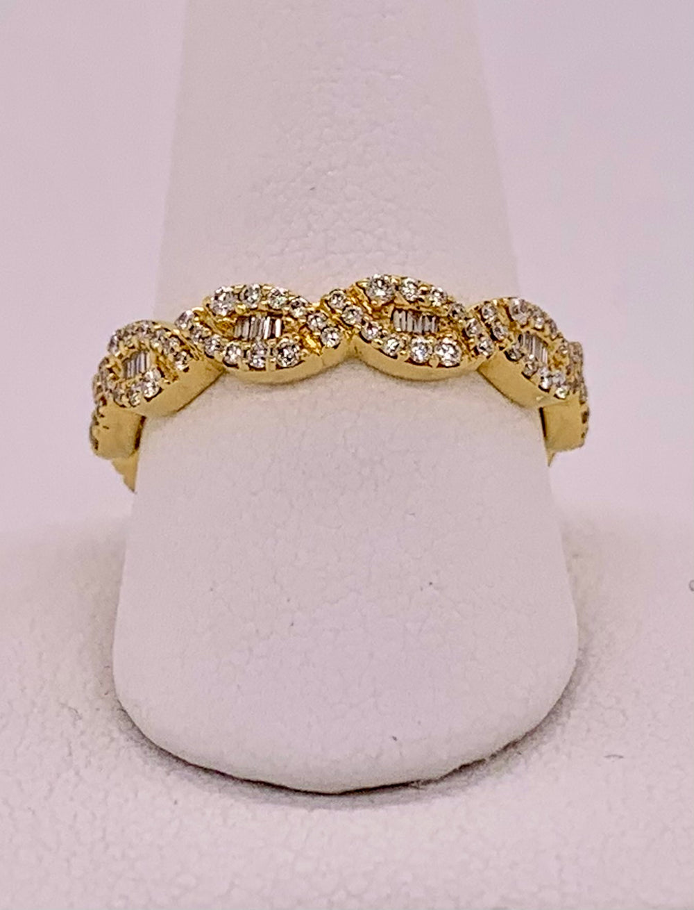18K Gold & Diamond Band