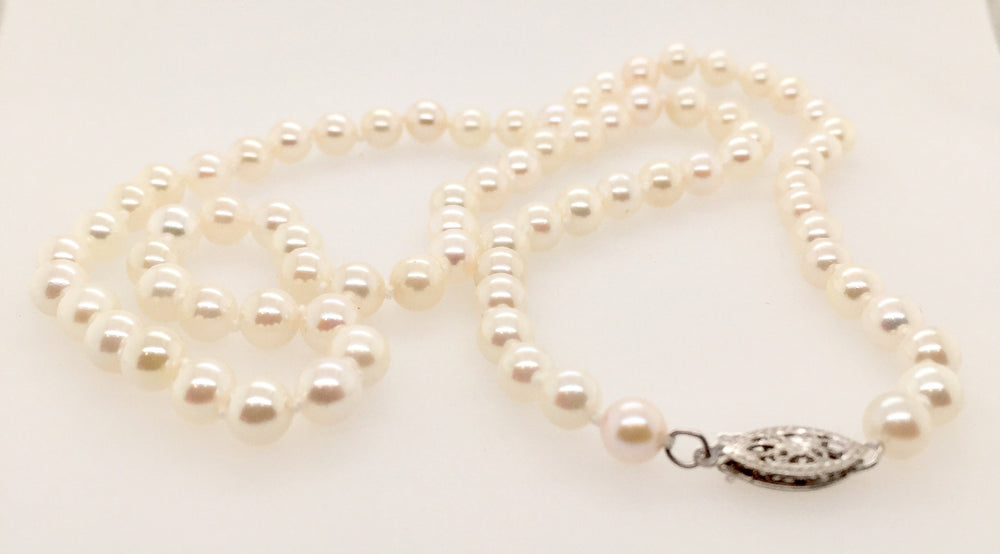 5-5.5mm Cultured Pearl Strand