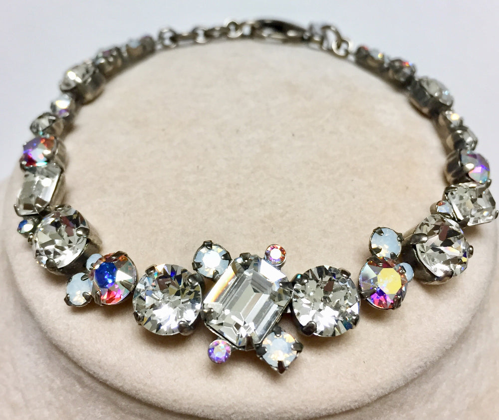 Sorrelli Classic Multi-Cut Crystal Line Bracelet