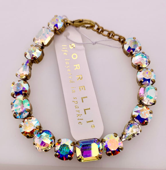 Clover Snowflake Crystal Bracelet