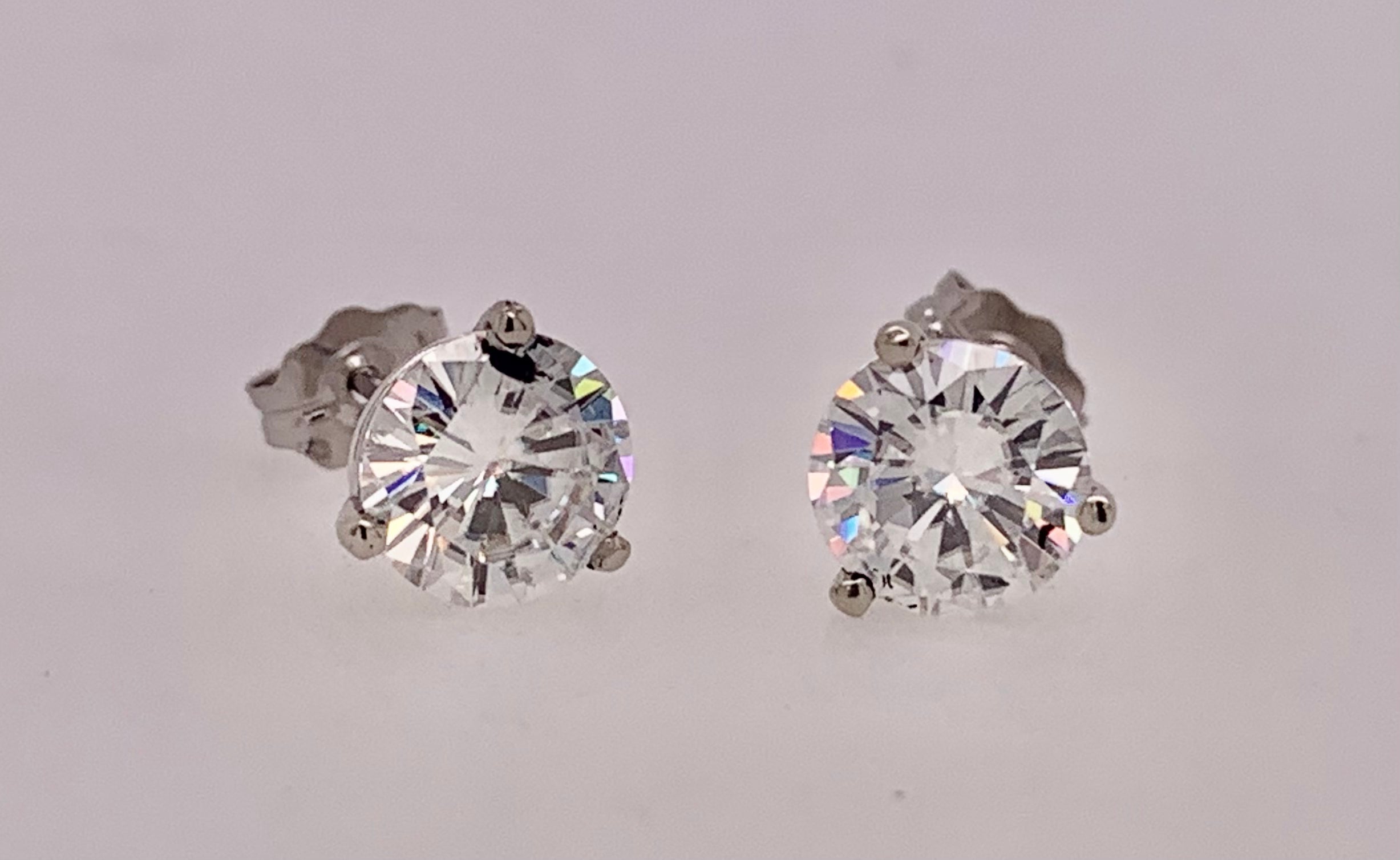 2.00 Carat TW Moissanite Earrings