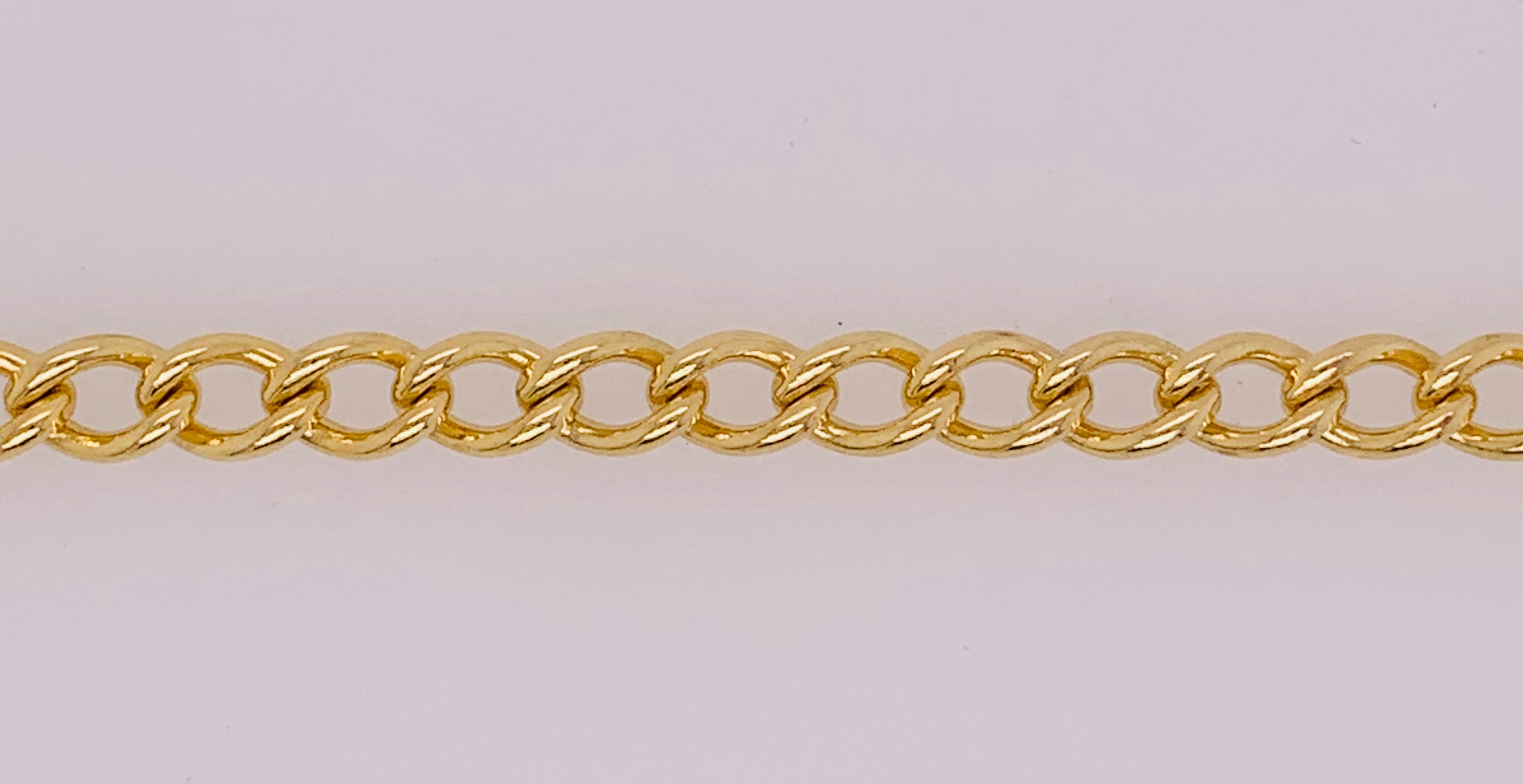 14K Gold Filled Curb Chain