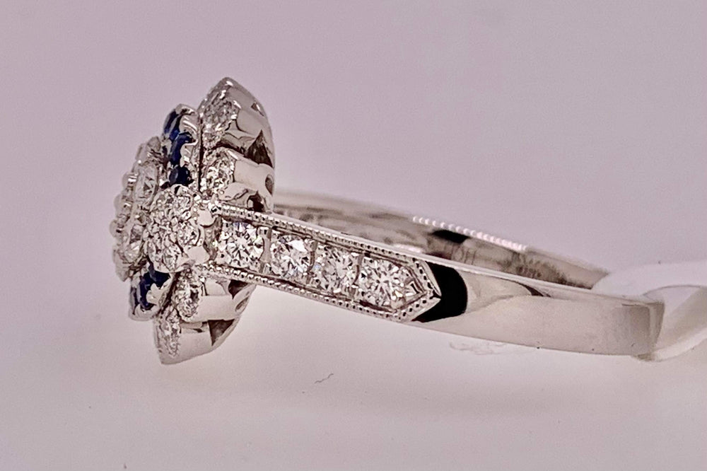 Diamond & Sapphire Ring