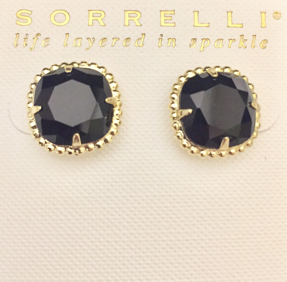 Sorrelli Cushion-Cut Solitaire Earrings