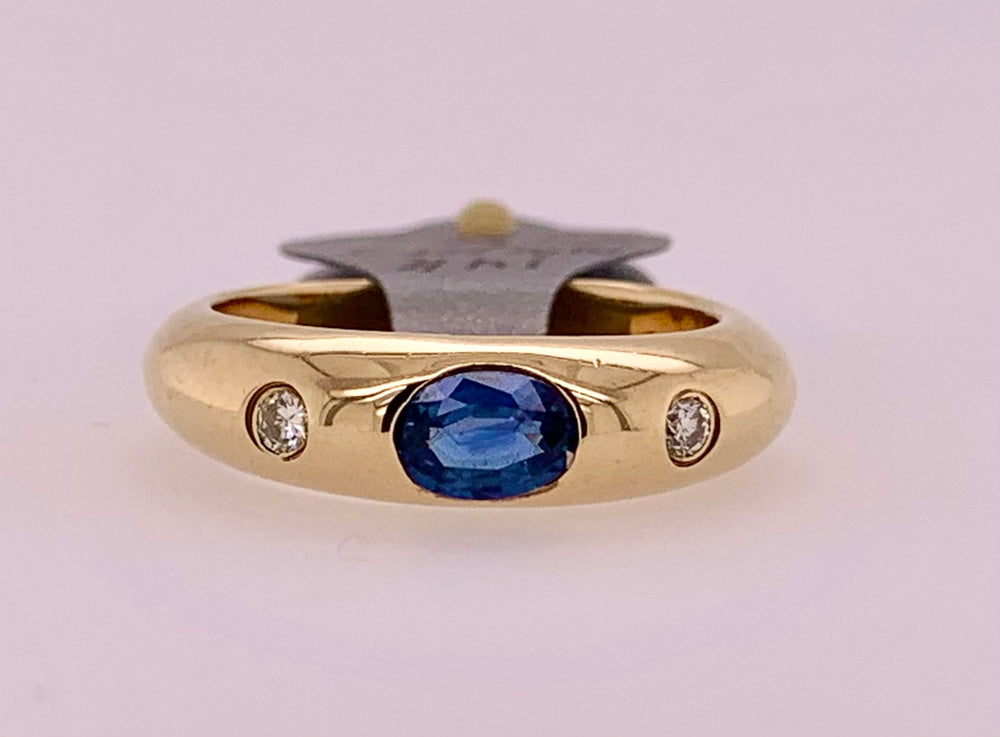 Sapphire & Diamond Ring