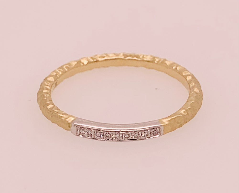 14K Diamond Band