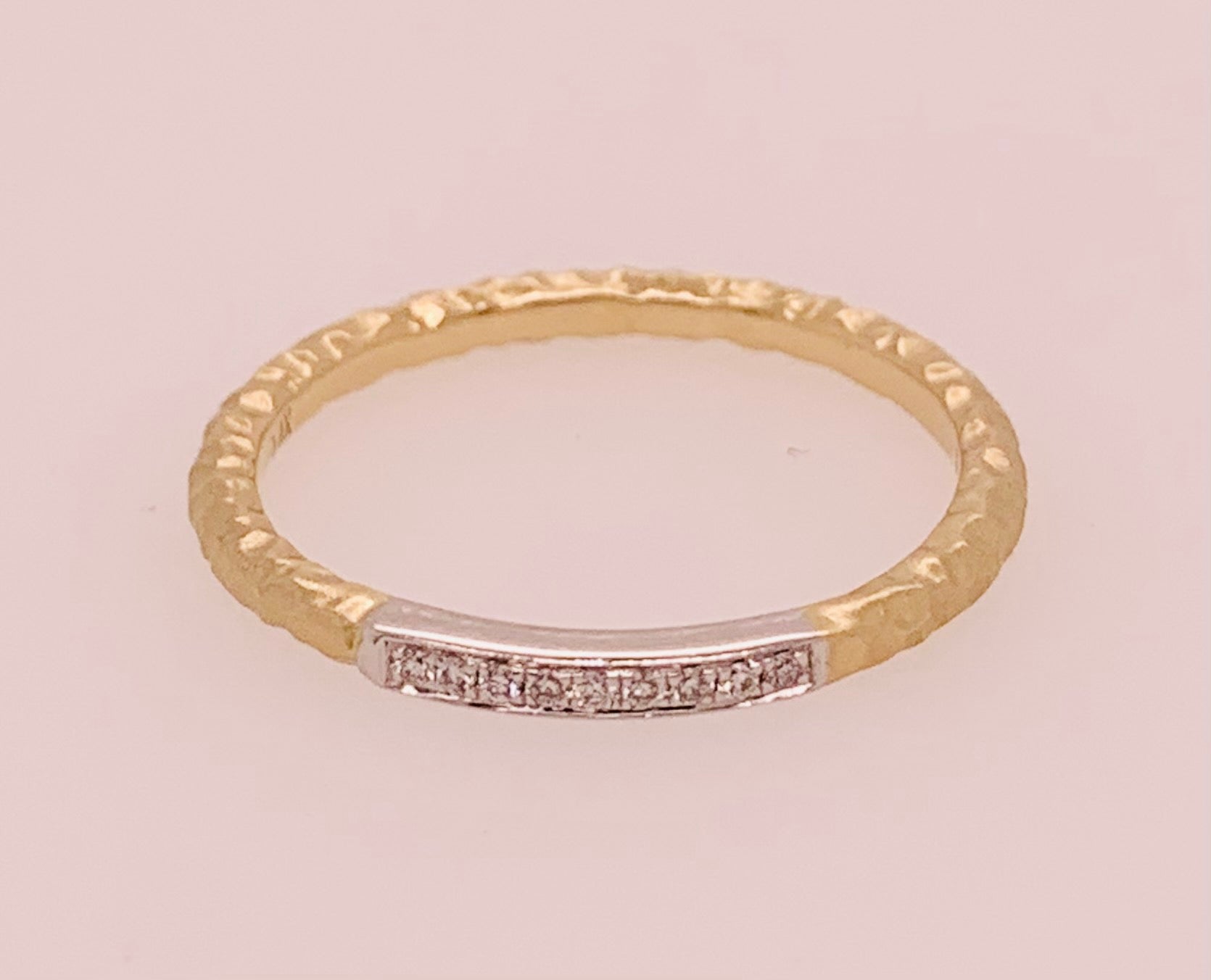 14K Diamond Band