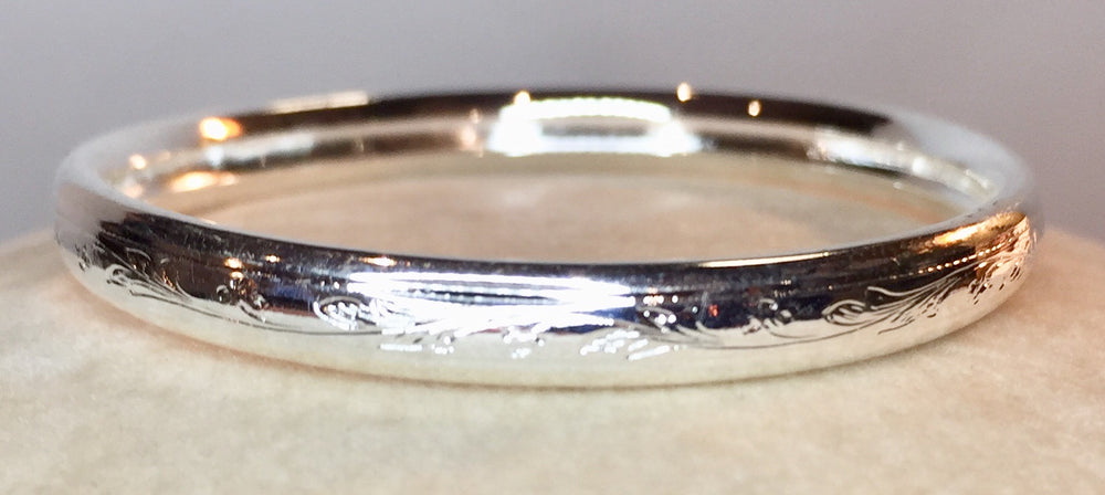 Sterling Silver Infant Bangle Bracelet