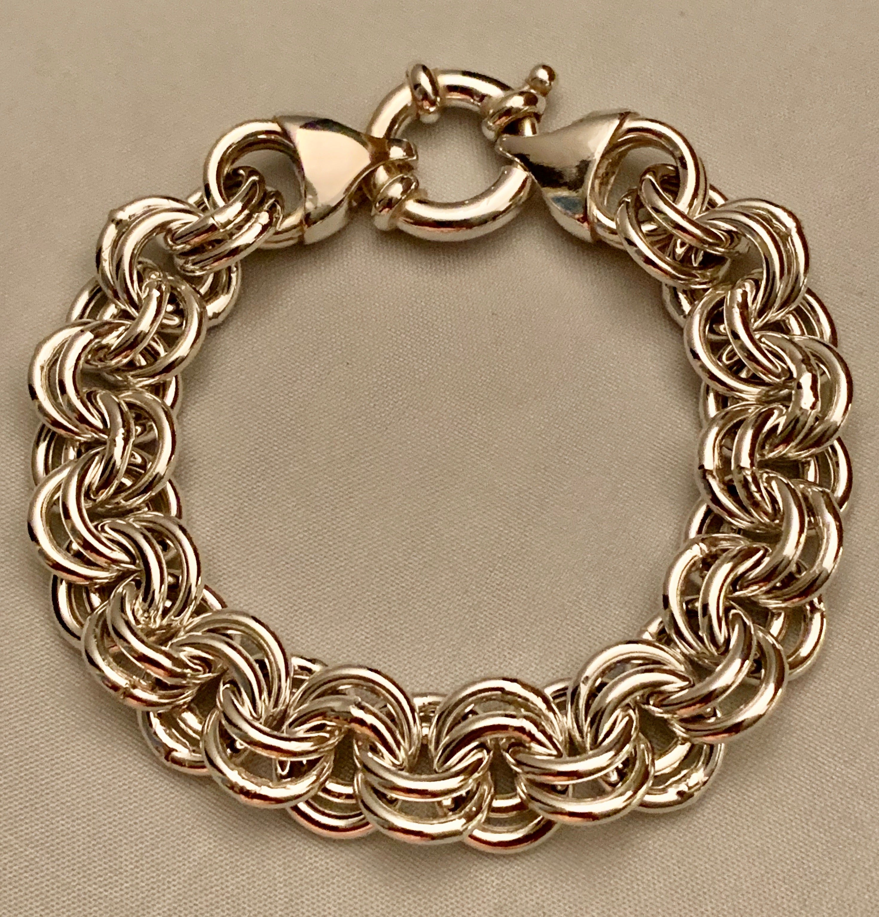 Sterling Silver Link Bracelet