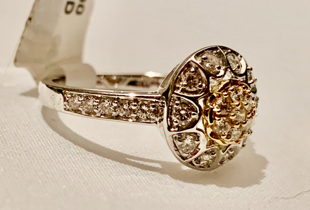 14K DIAMOND RING