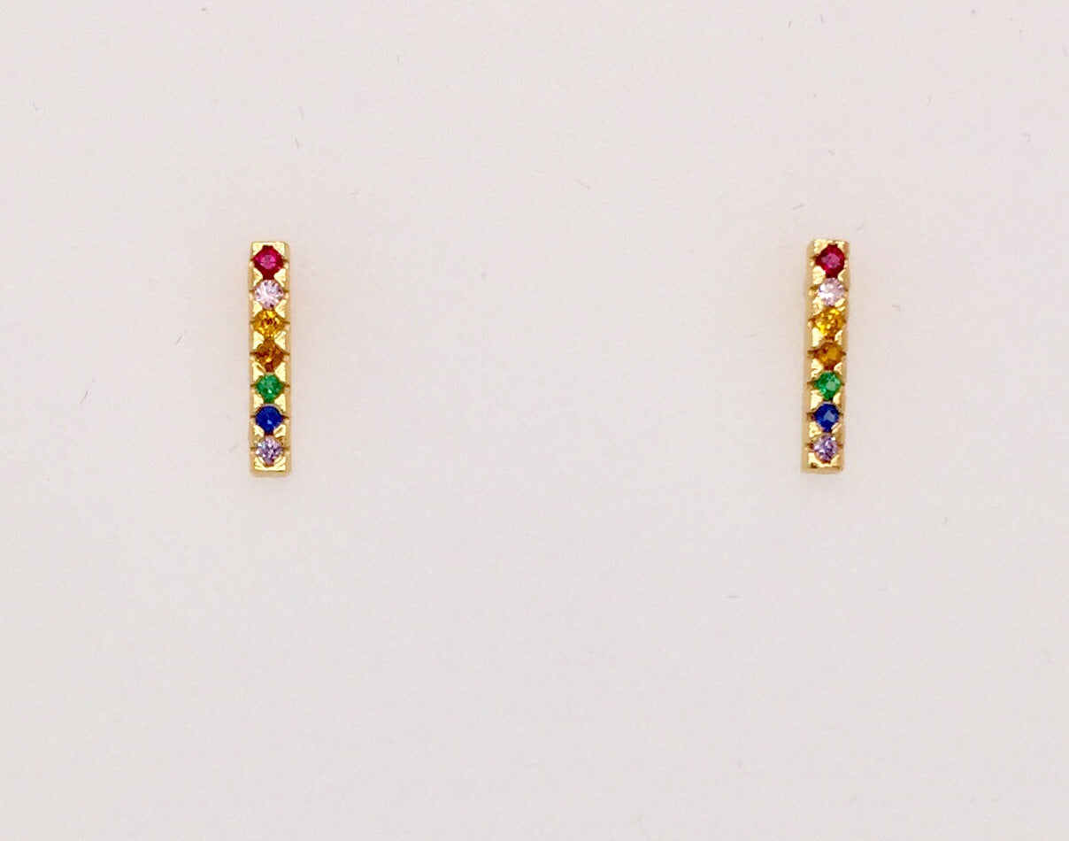 Multi Stone Earrings