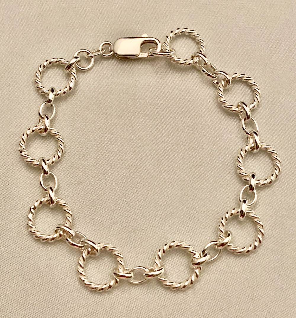 Sterling Silver Link Bracelet