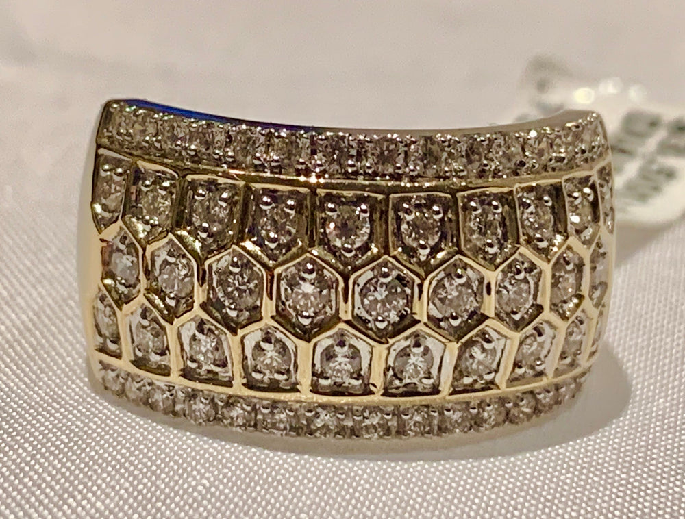 14K Diamond Band