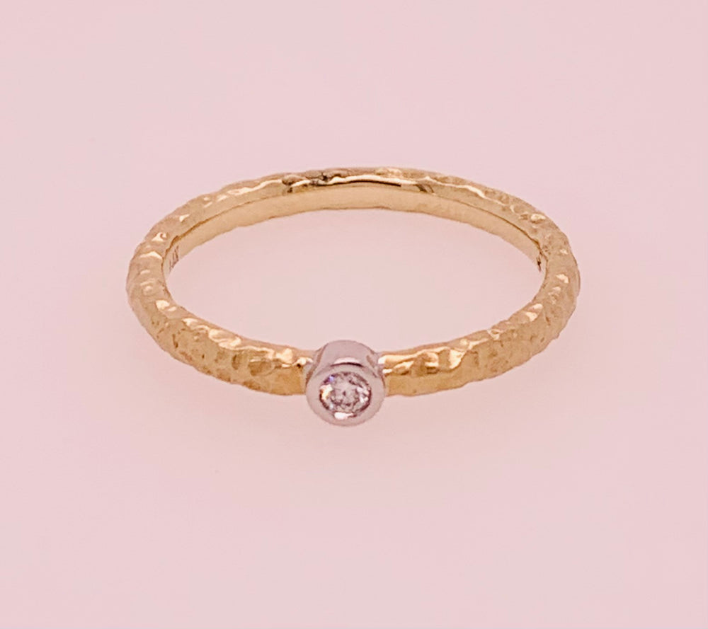 14K Diamond Band