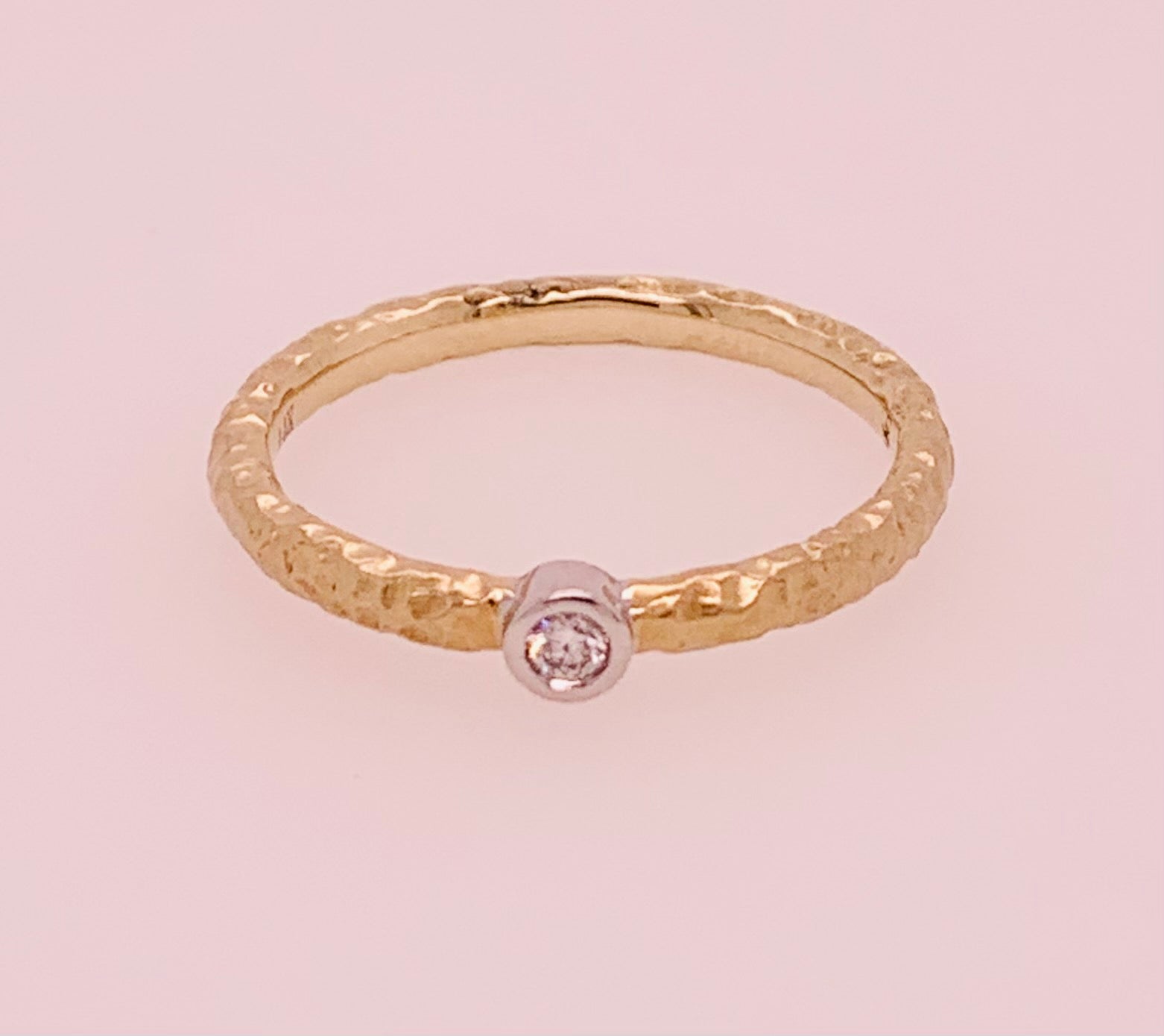 14K Diamond Band