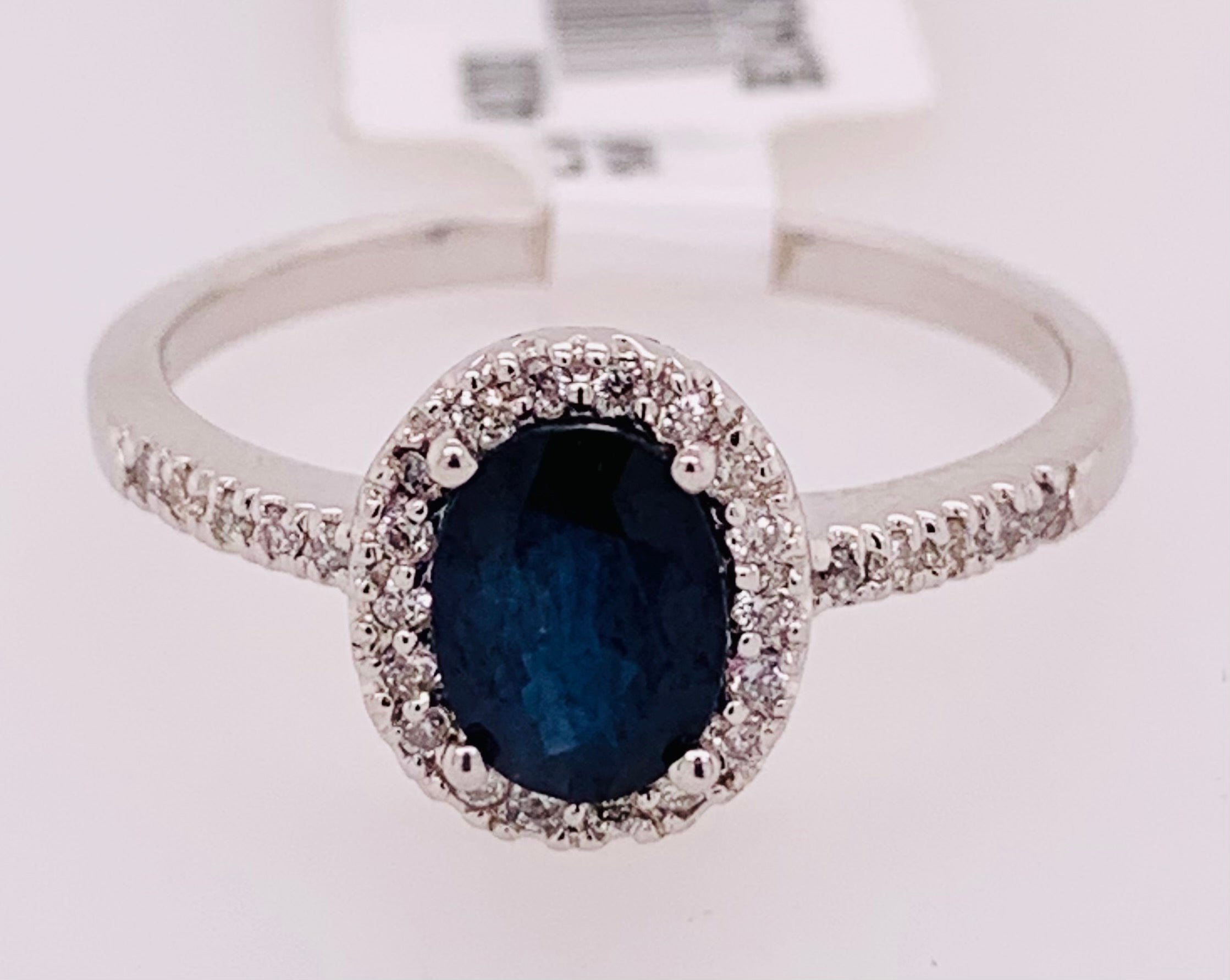 14K Sapphire and Diamond Ring