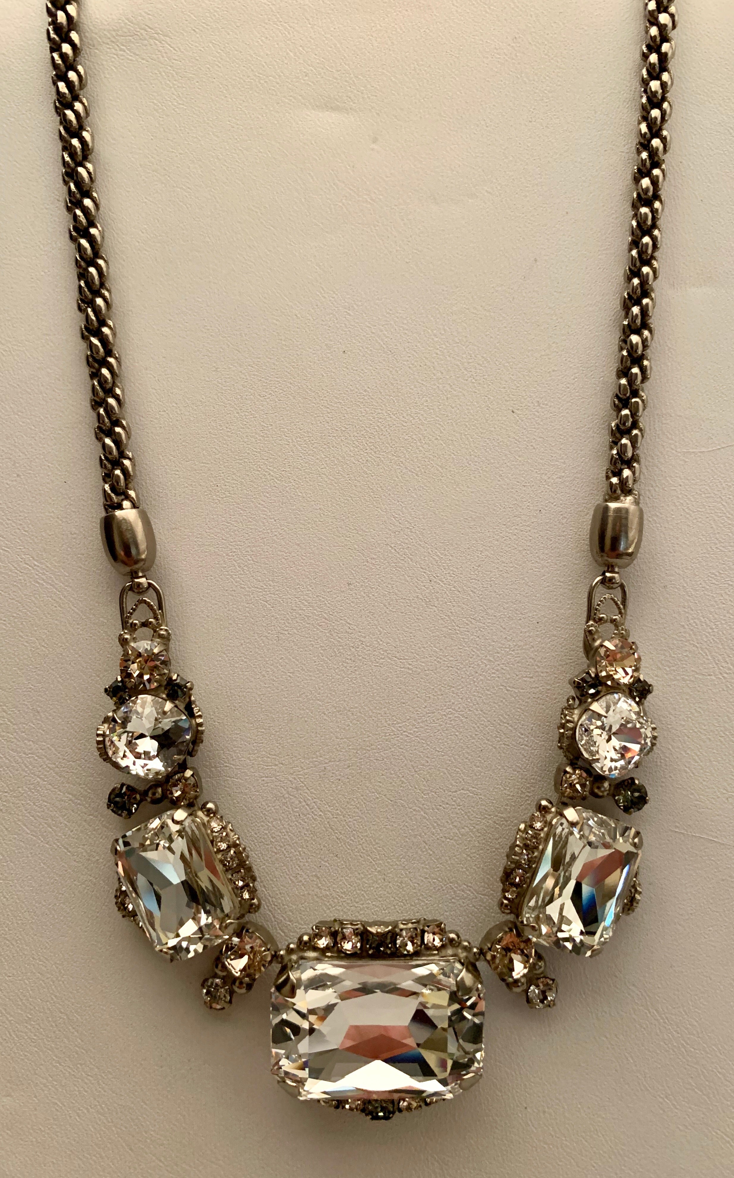 Sorrelli Emerald Cut Crystal Necklace
