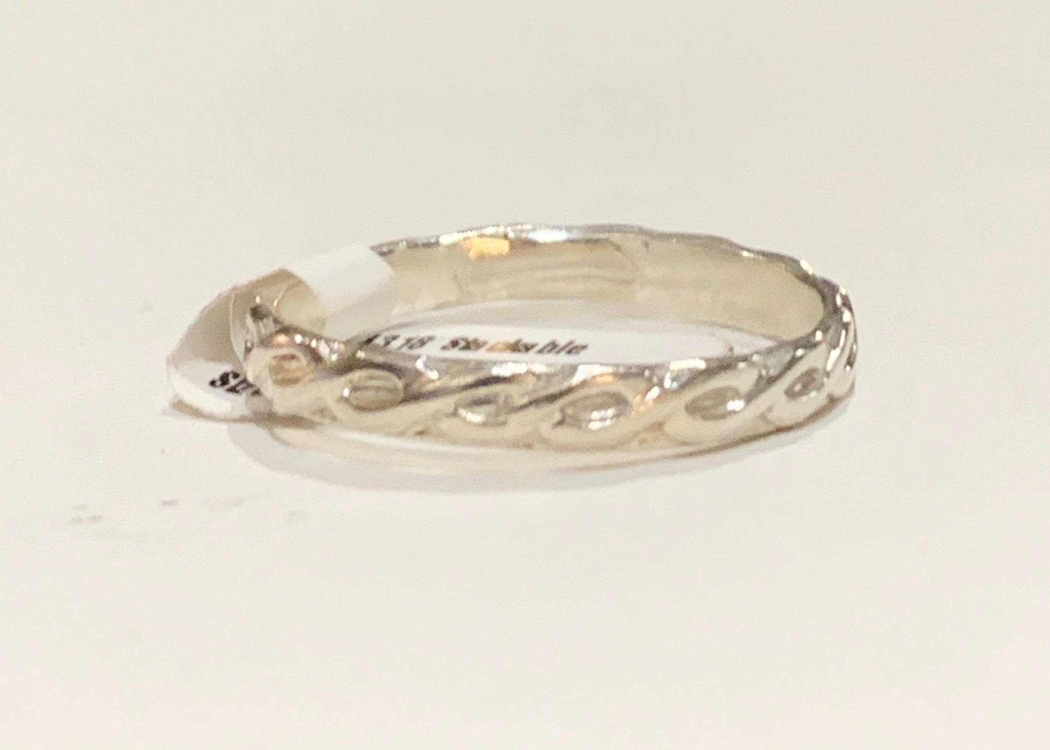 Earth Grace  Stackable Sterling Silver Ring