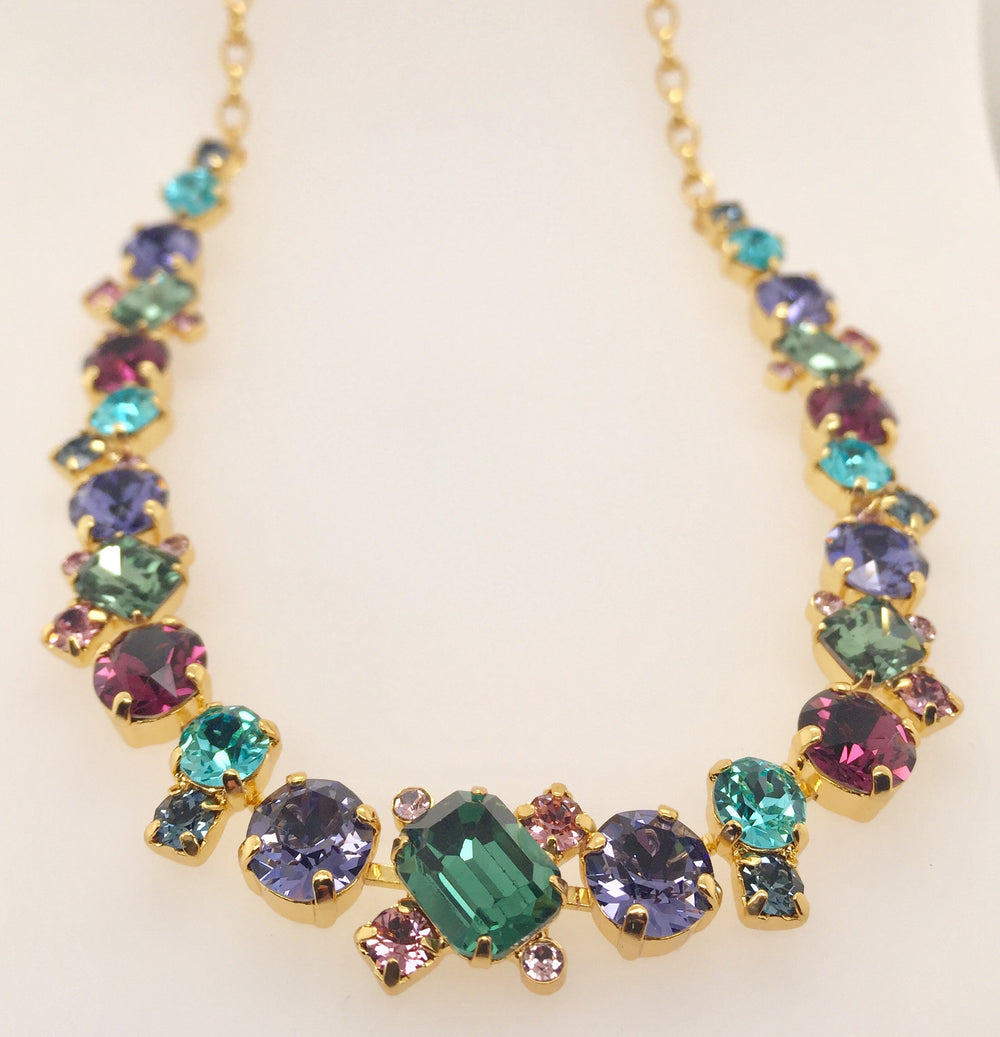 Sorrelli Novelty Multi-Cut Crystal Necklace