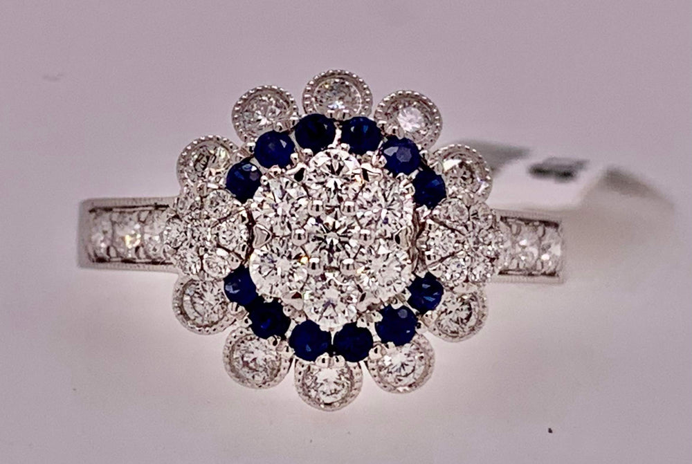 Diamond & Sapphire Ring