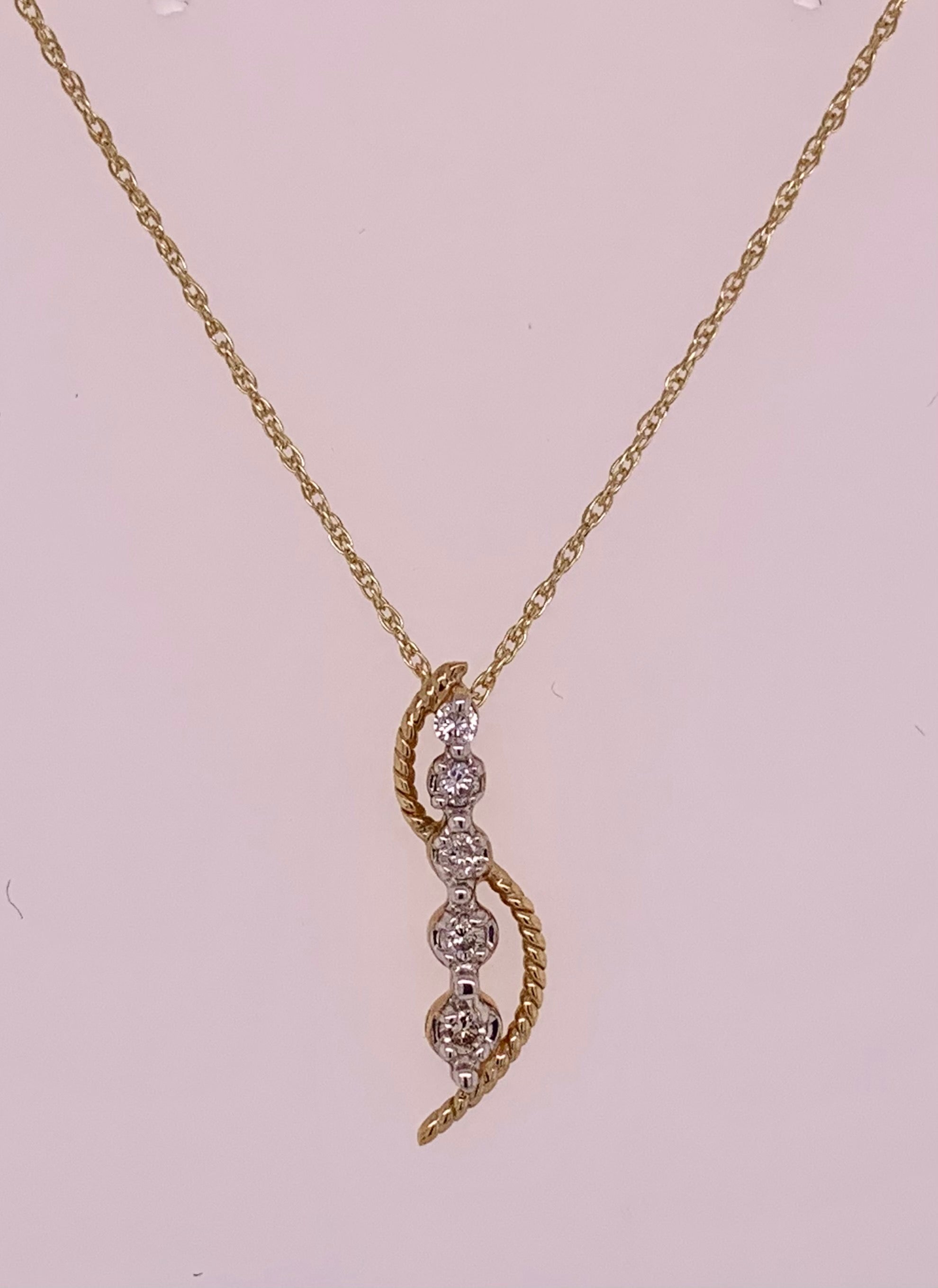 Diamond & Gold Pendant