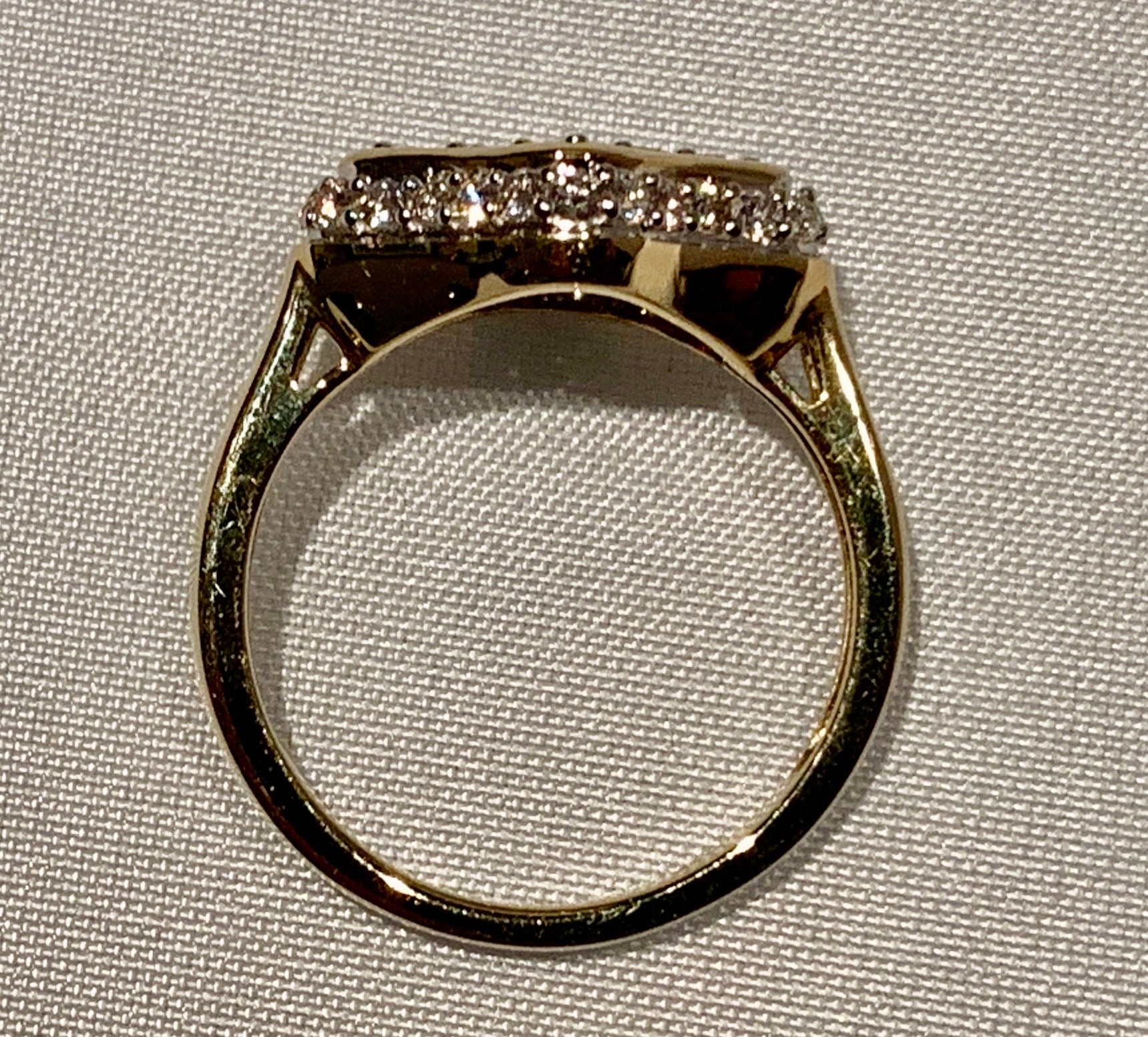 14K Yellow Gold Diamond Ring