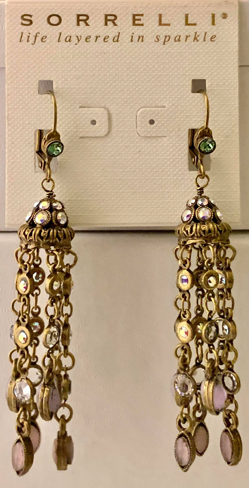 Sorrelli Crystal Tassel Earrings